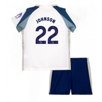 Tottenham Hotspur Brennan Johnson #22 Domáci Detský futbalový dres 2025-26 Krátky Rukáv (+ trenírky)